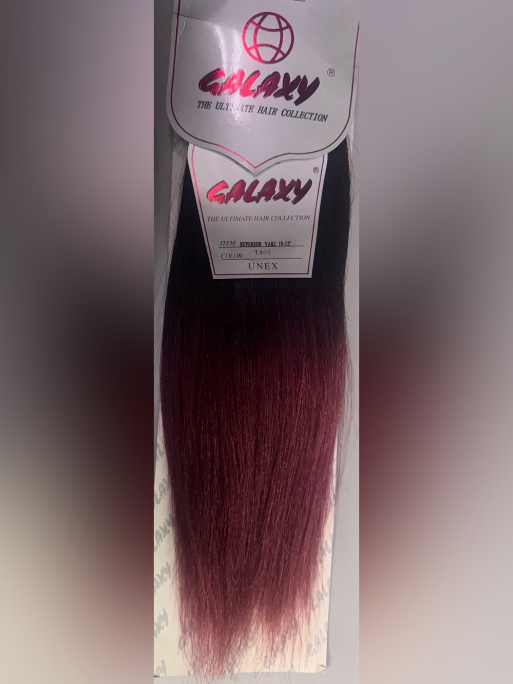 Galaxy hair. 100% human hair. Superior yaki.